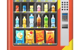 Vending Machine Orange Shutterstock 1558964282